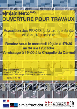 Exposition Praxis Chapelle du Carmel